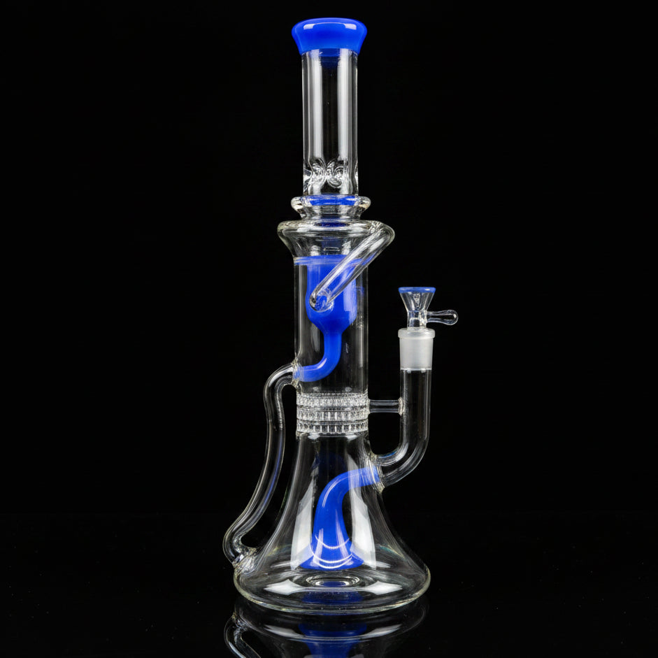 The new 12 inch recycle triples showerhead beaker bong - SmokeMEGA