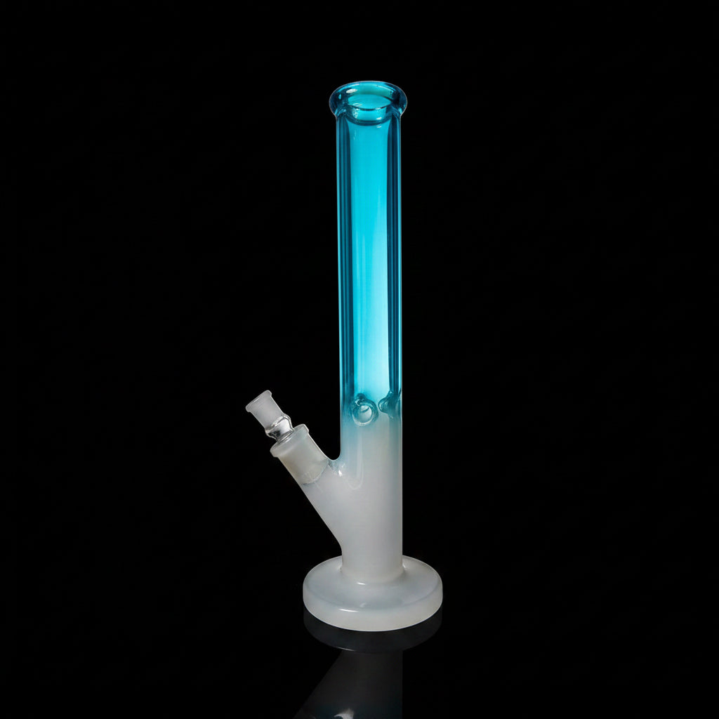 Water Bong | 16 Inch Metallic Straight - SmokeMEGA