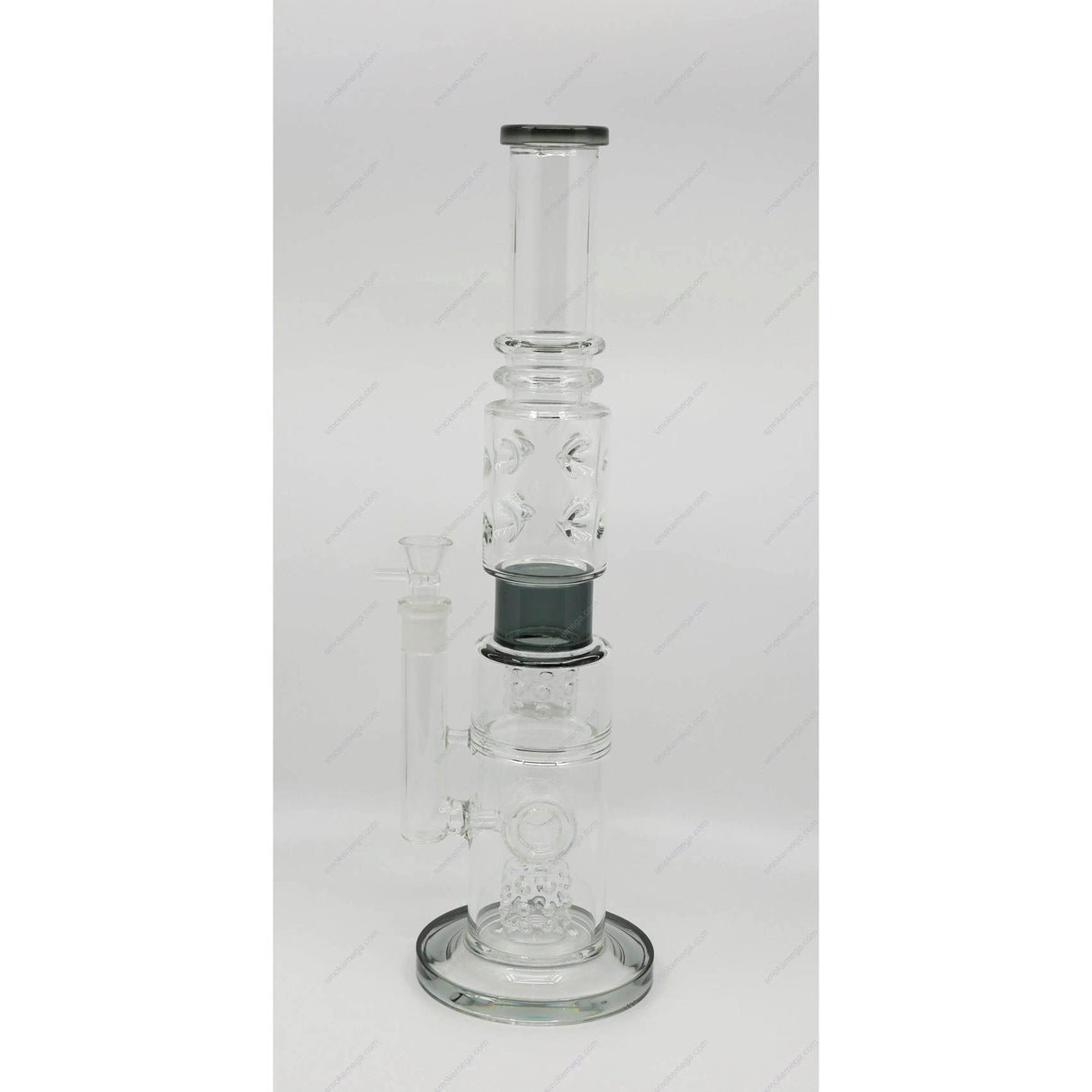 Water Bong | 18 Inch Shower Head Straight - SmokeMEGA