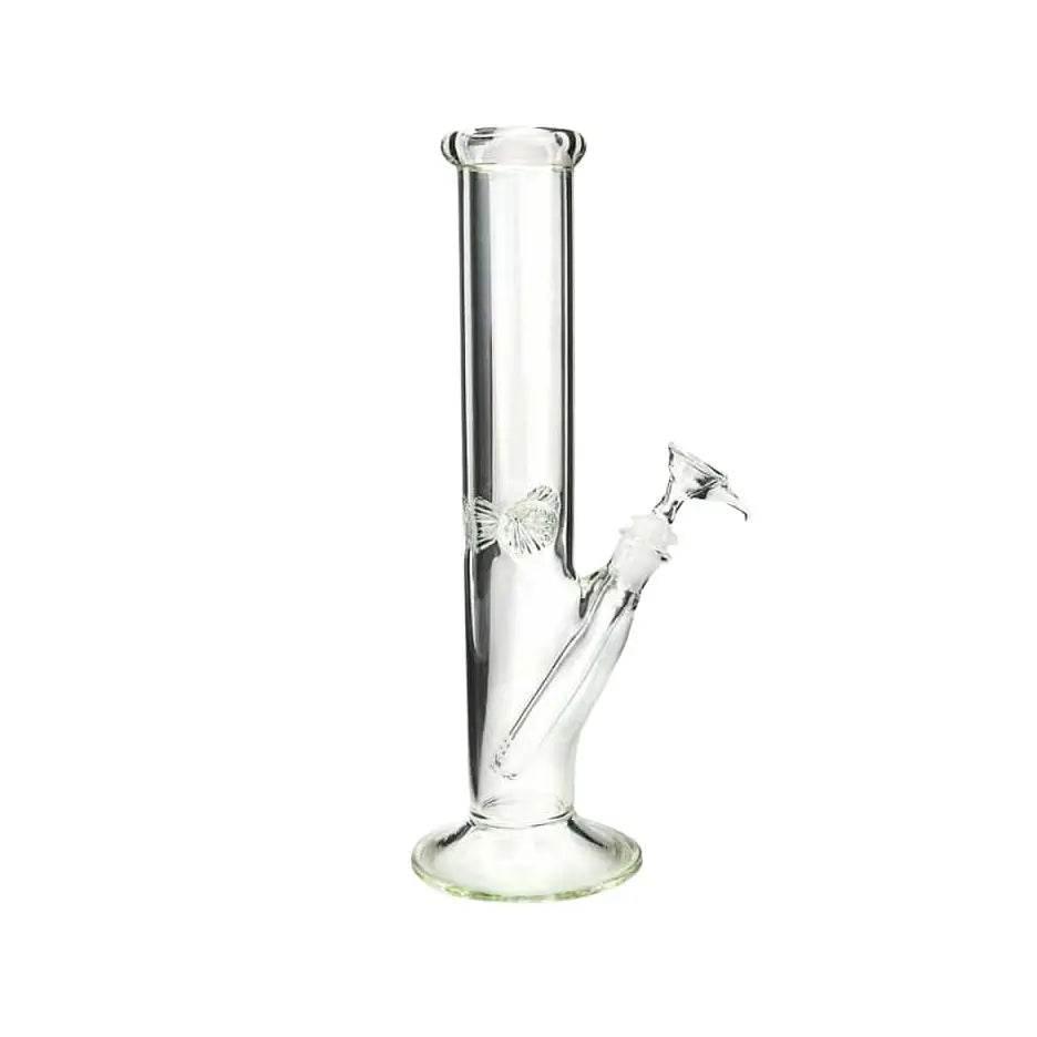 Water Bong | American Made Clear Straights Bong - SmokeMEGA