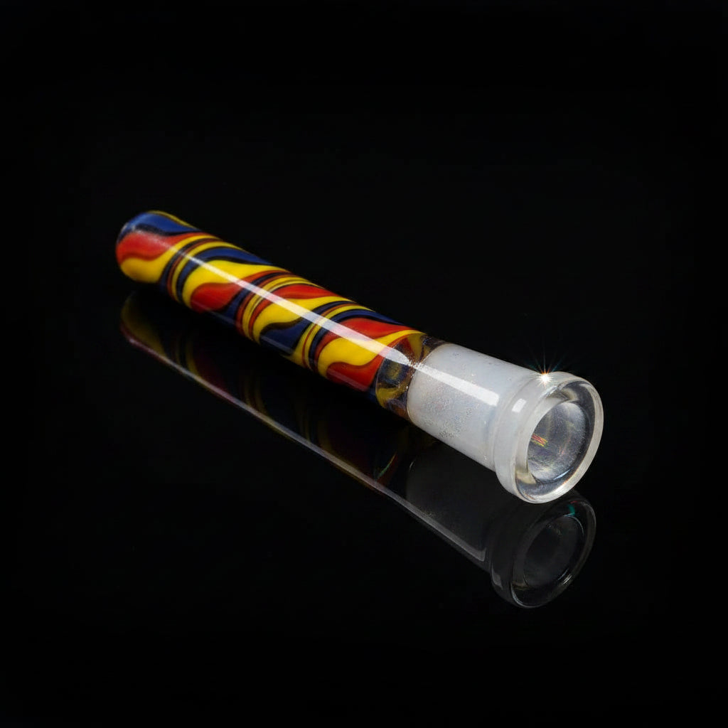 Water Pipe Smoker | 14mm Color Down Stem - SmokeMEGA