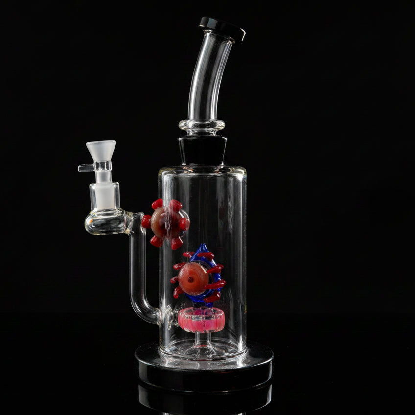 Water Pipe | 10 Inch Monster Two Eyes Recycle Water Pipe - SmokeMEGA