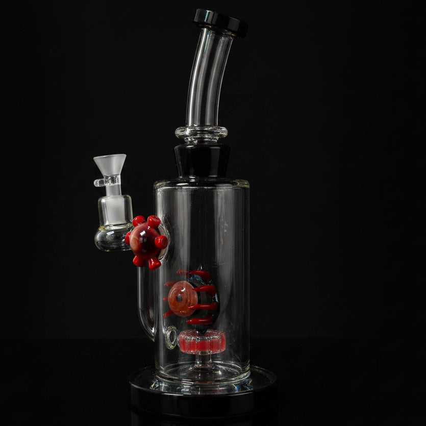 Water Pipe | 10 Inch Monster Two Eyes Recycle Water Pipe - SmokeMEGA