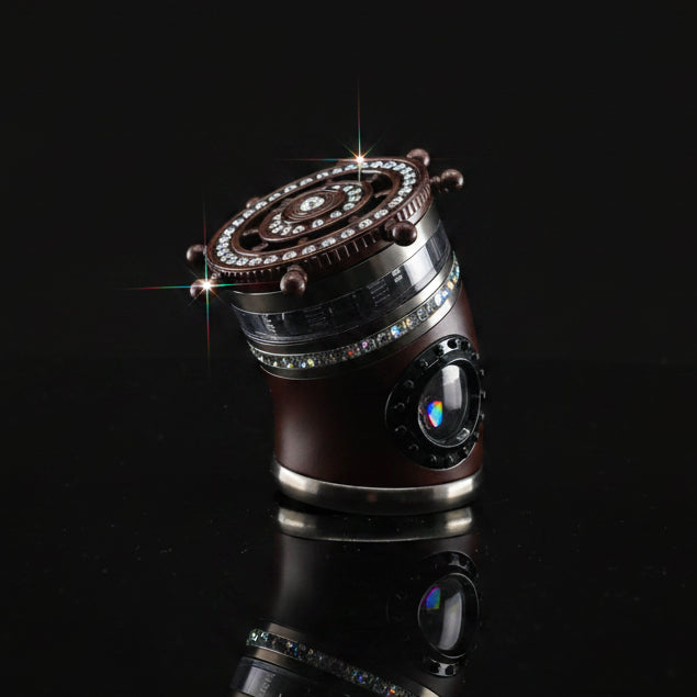 Wood Grinder - 4 Part Metal With Clear Beats On Top - SmokeMEGA