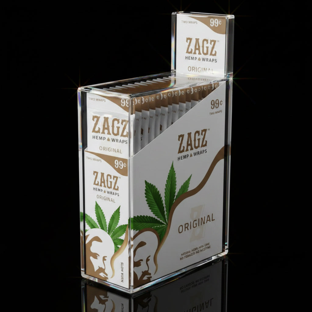 Zagz Hemp Wraps - 25 Pack | Zig Zag Hemp Wraps - SmokeMEGA