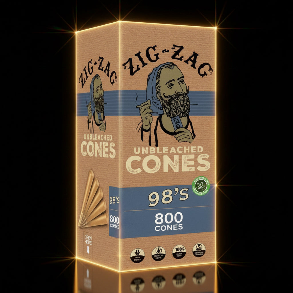 Zig Zag Hemp Wraps | Cones 11/4mm,98mm,109mm - SmokeMEGA