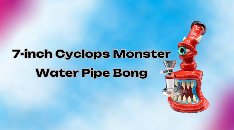 7-inch Cyclops Monster Water Pipe Bong | Eye-Catching Design