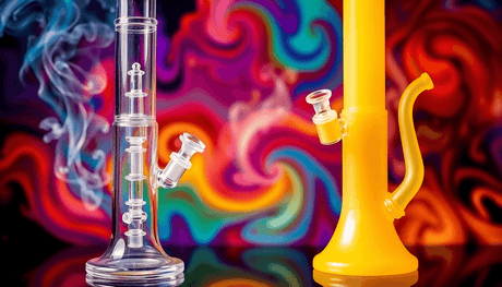 Glass vs. Silicone Dab Rigs: Which One Should You Choose? - SmokeMEGA