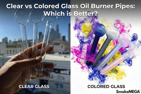 Clear vs. Colored Glass Oil Burner