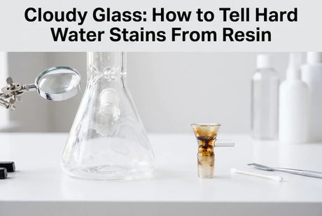 Cloudy Glass: How to Tell Hard Water Stains From Resin