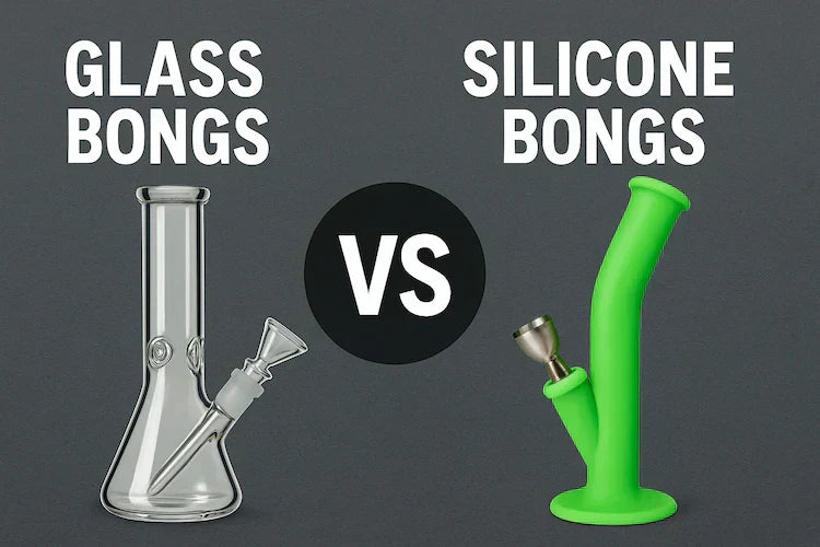 Glass bongs vs. Silicone Bongs