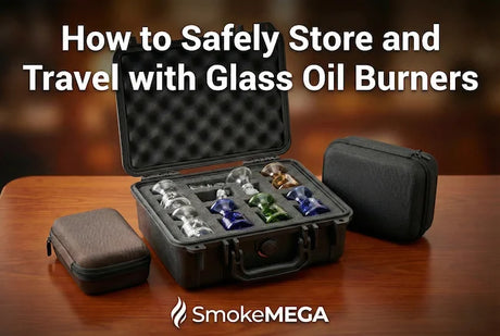 How to Safely Store and Travel with Glass Oil Burners