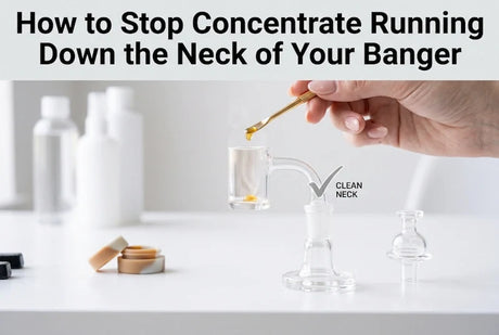 How to Stop Concentrate Running Down the Neck of Your Banger