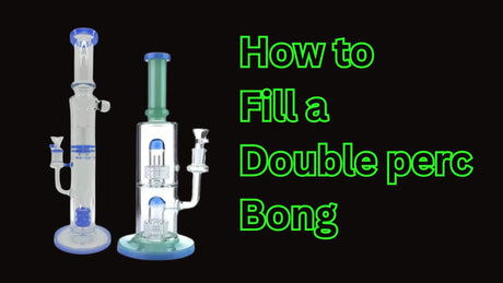 How to fill a double perc bong