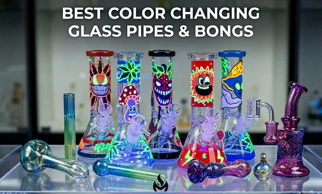 Best Color Changing Glass Pipes & Bongs