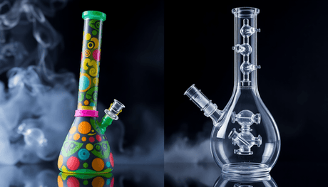 Silicone vs. Glass Bongs: Weighing the Pros and Cons - SmokeMEGA