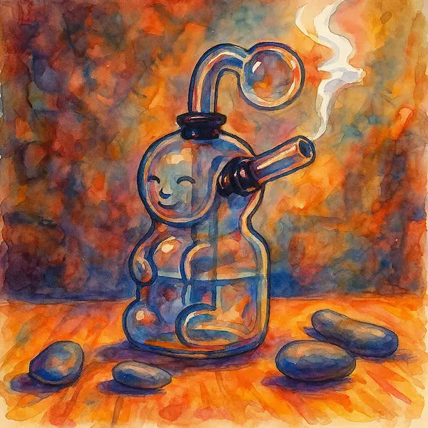 Glass oil burner bubbler by smokemega