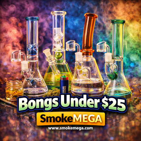 Cheap dab bongs under $25 - SmokeMEGA