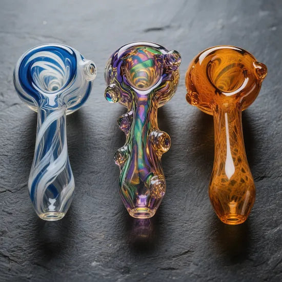 Handmade Glass Hand Pipes