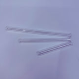 Clear View Glass Tubes - 20 Premium Lightweight & Durable Vials