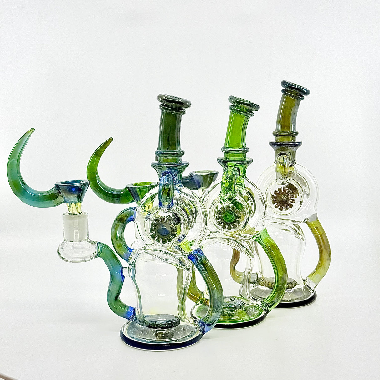 Fancy dab rig with  double wheel on site aesthetic design