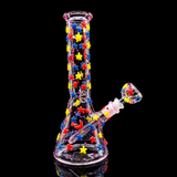 10 Inch Glow In The Dark Art Beaker Bong | SmokeMEGA