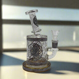 Egyptian devil art craft dab rig with intricate design and quality craftsmanship.