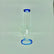 Cristal clear  9 inch Straight Water Bong With Color Mouth And Base - SmokeMEGA