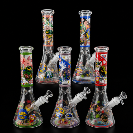 10 Inch Christmas Monster Beaker Bong | SmokeMEGA