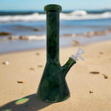 10" Multi-Color Ceramic Beaker Bong