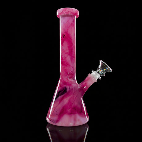 10" Multi-Color Ceramic Beaker Bong