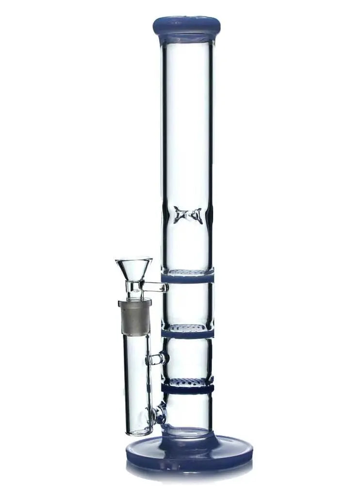 12" Triple Honeycomb Percolator Glass Bong