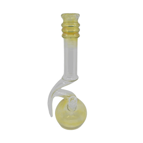 14 Inch fumed American Made Zhong Bicker Bong with artistic glass design.