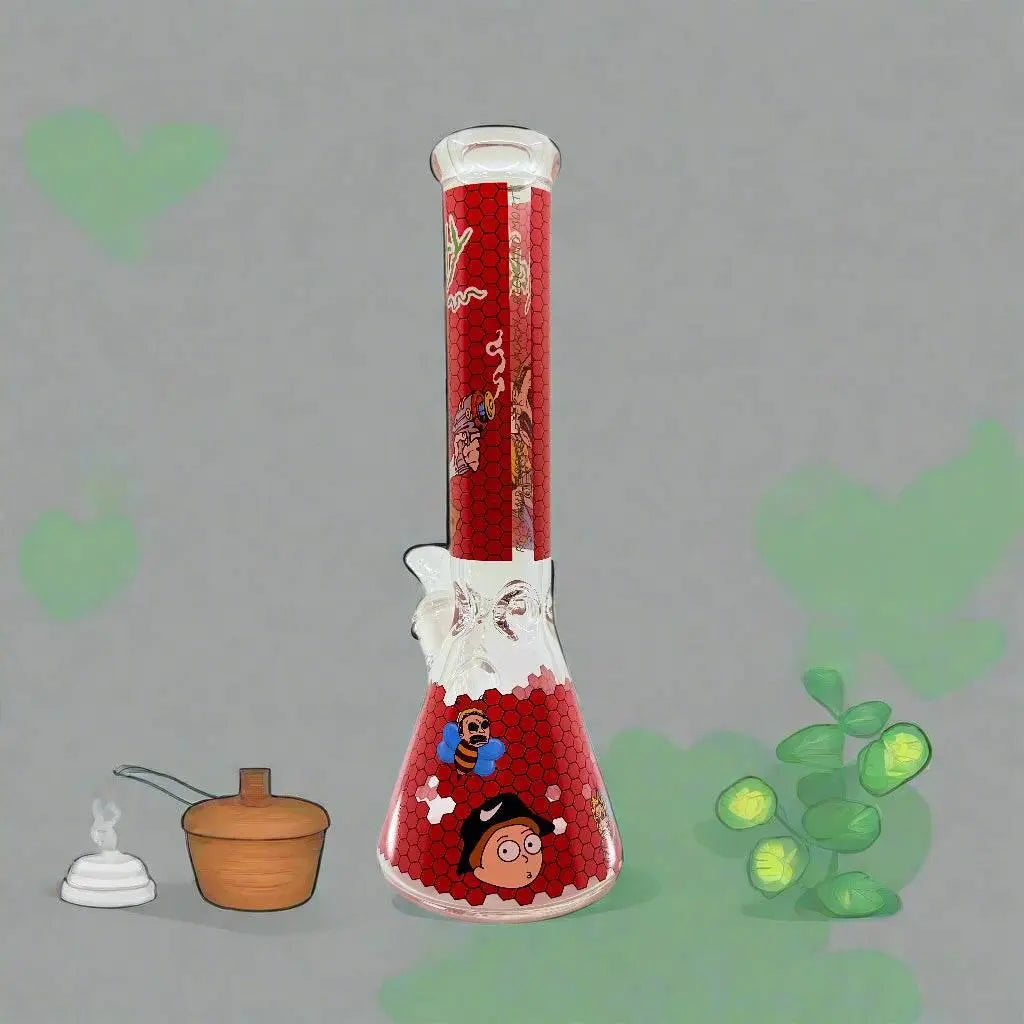 14 inch Honey bee Becker bong - SmokeMEGA