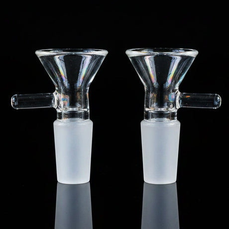 14-mm Male Funnel Borosilicate Glass Bowl - SmokeMEGA