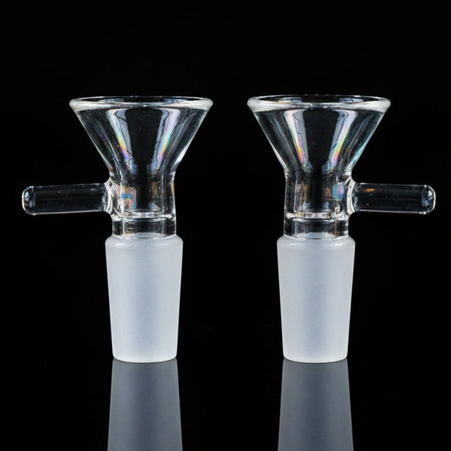 14-mm Male Funnel Borosilicate Glass Bowl - SmokeMEGA