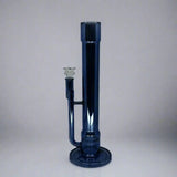 14" Metallic Double Tube In-line Straight Bong - SmokeMEGA