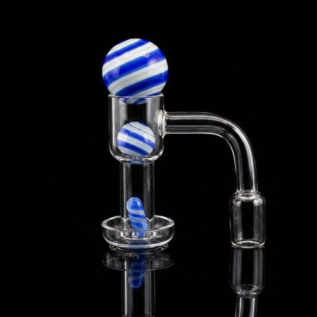 14mm 90Â° Angle Quartz Turp Slurper Set- Different Designs - SmokeMEGA