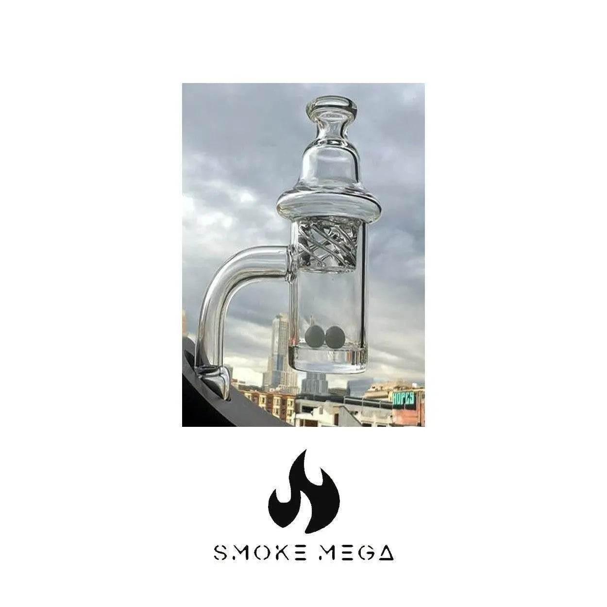 14mm Quartz Ceramic Banger Kit with Spinning Carb Cap