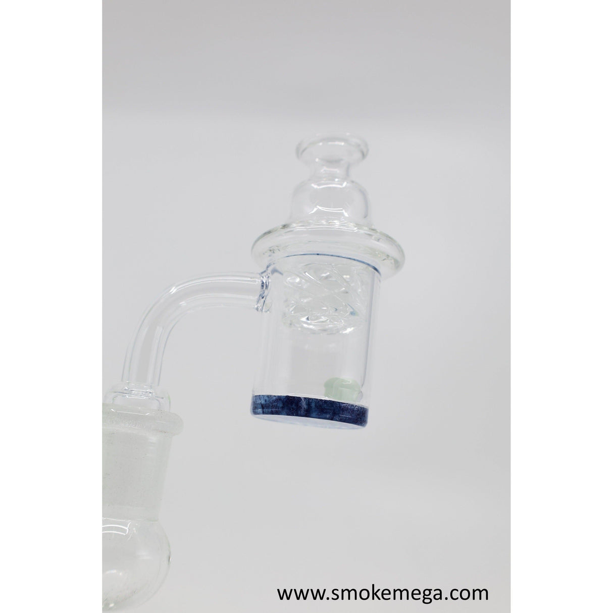 14mm Color Base Spin  Quartz Banger - SmokeMEGA