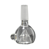 14mm Male- Clear Glass-on-Glass Bowls - SmokeMEGA