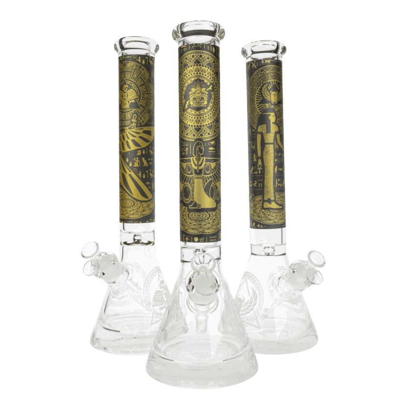 16 Inch Beaker Bong - Assorted Graphics