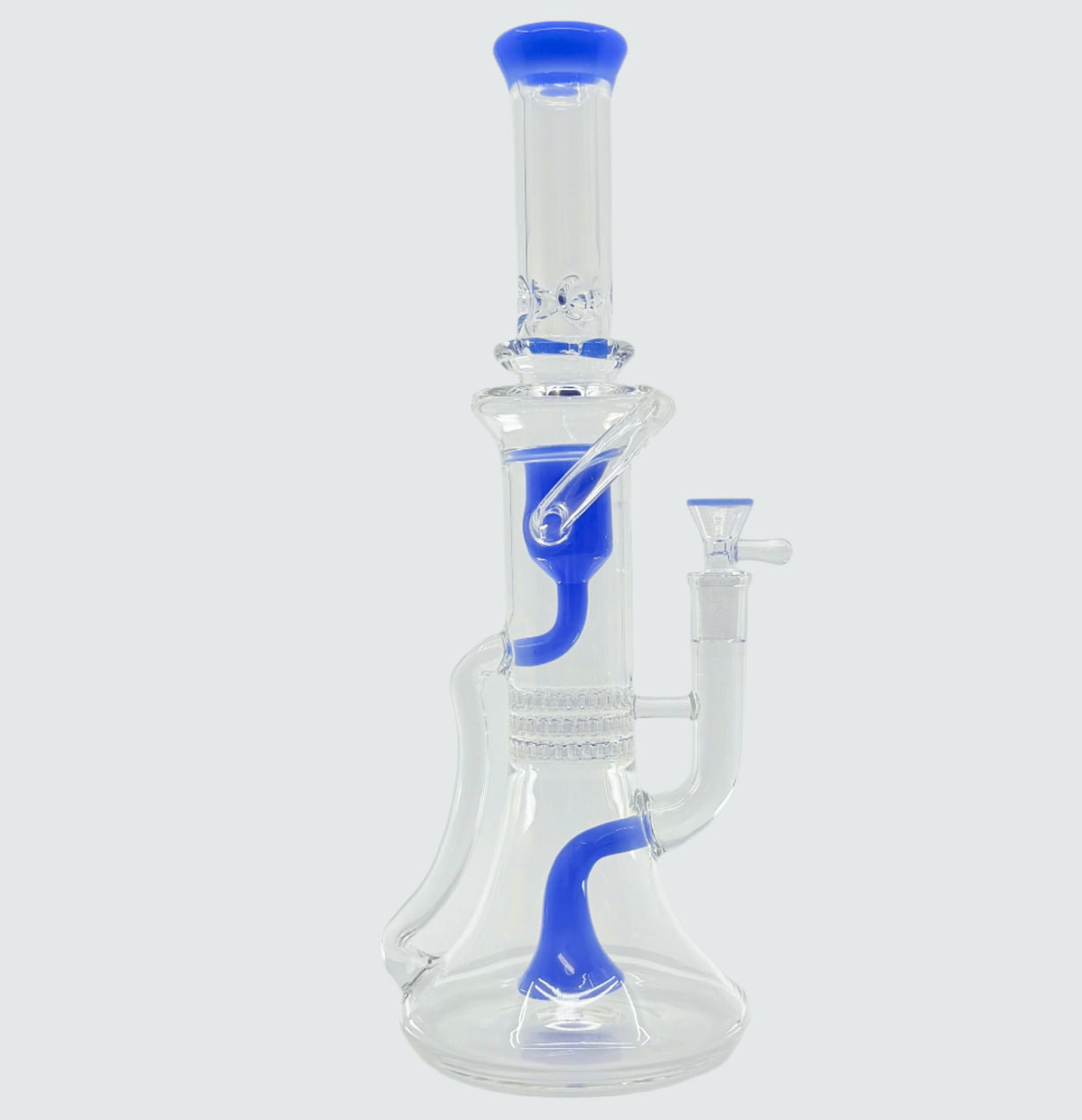 The new 12 inch recycle triples showerhead becker bong - SmokeMEGA