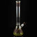 18 Inch 9mm American made Color art Beaker Bong with US logo - SmokeMEGA