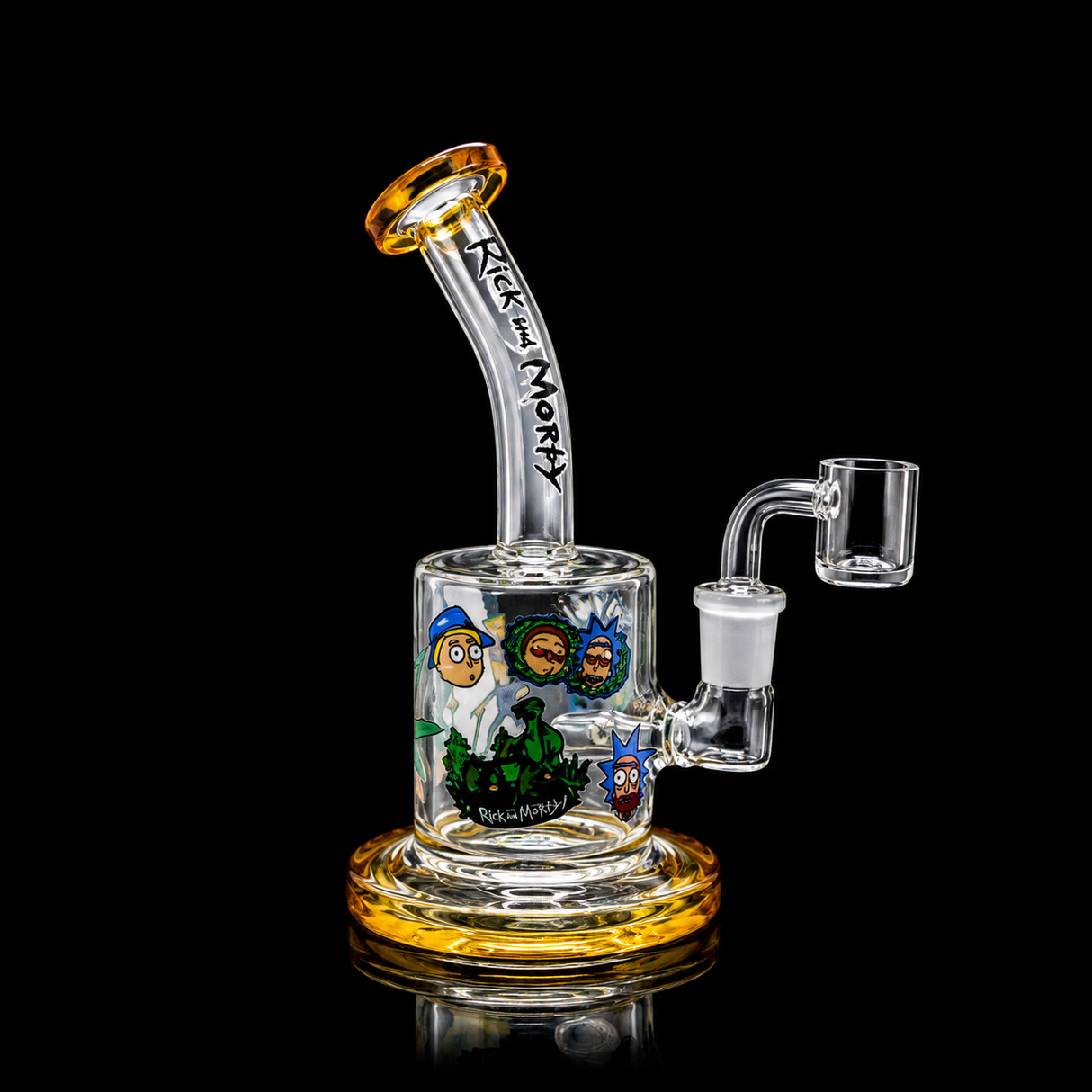 6 Inch Character Art Bent Neck Dab Rig | SmokeMEGA