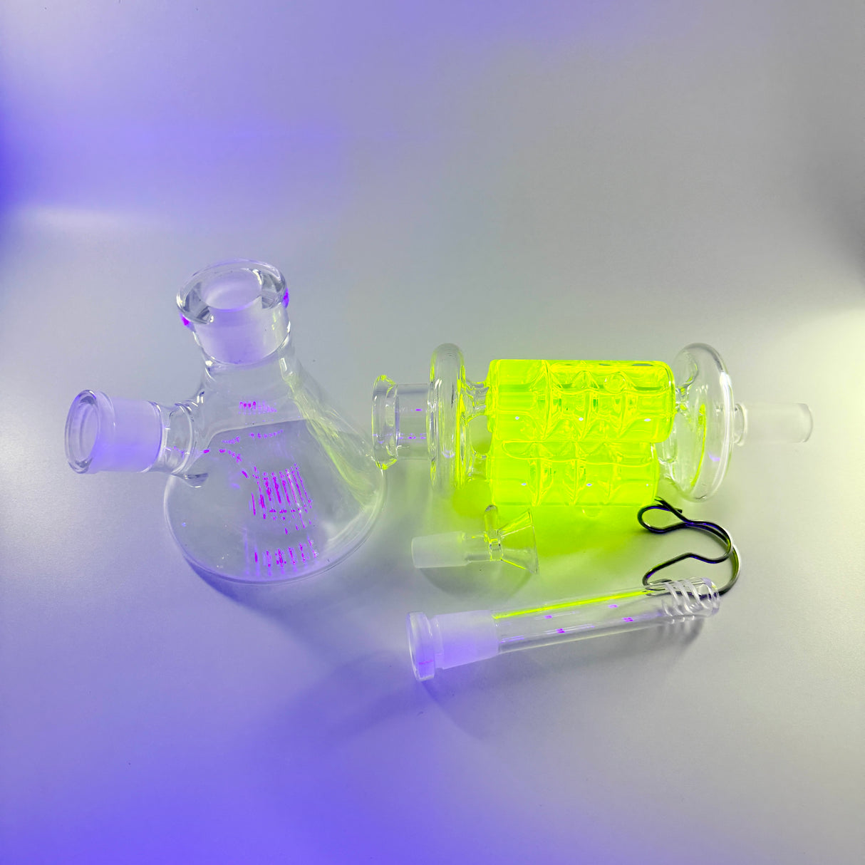 Glycerin Bong | Triple Coils Freezable 11 Inch Bong