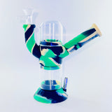 3-in-1 Silicone Water Pipe with Nectar Collector & Secret Storage