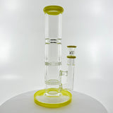 10-Inch Honeycomb Straight Water Bong