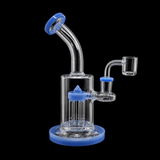8 Inch Bent Neck Tree Perc Dab Rig | SmokeMEGA