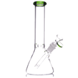 Clear Glass 9mm Thick Color Head One-Tone Beaker Bong 14 inch